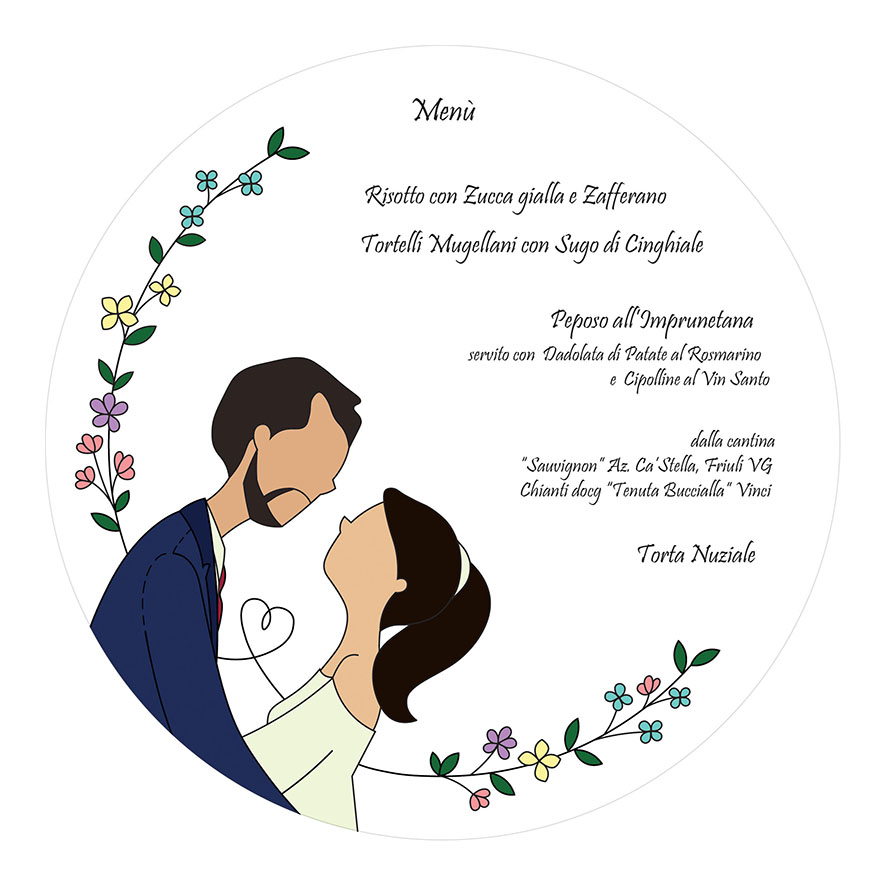 Menù di nozze | © Elena Iandelli